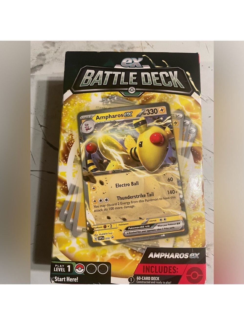 Pokémon TCG: Ampharos ex Battle Deck.